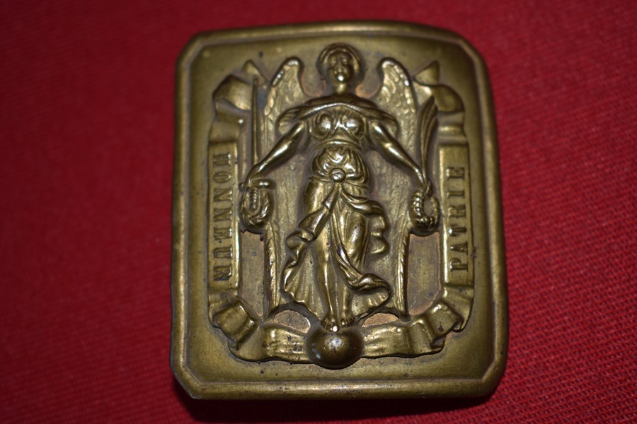 19 CENTURY FRENCH ARMY BELT BUCKLE-SOLD